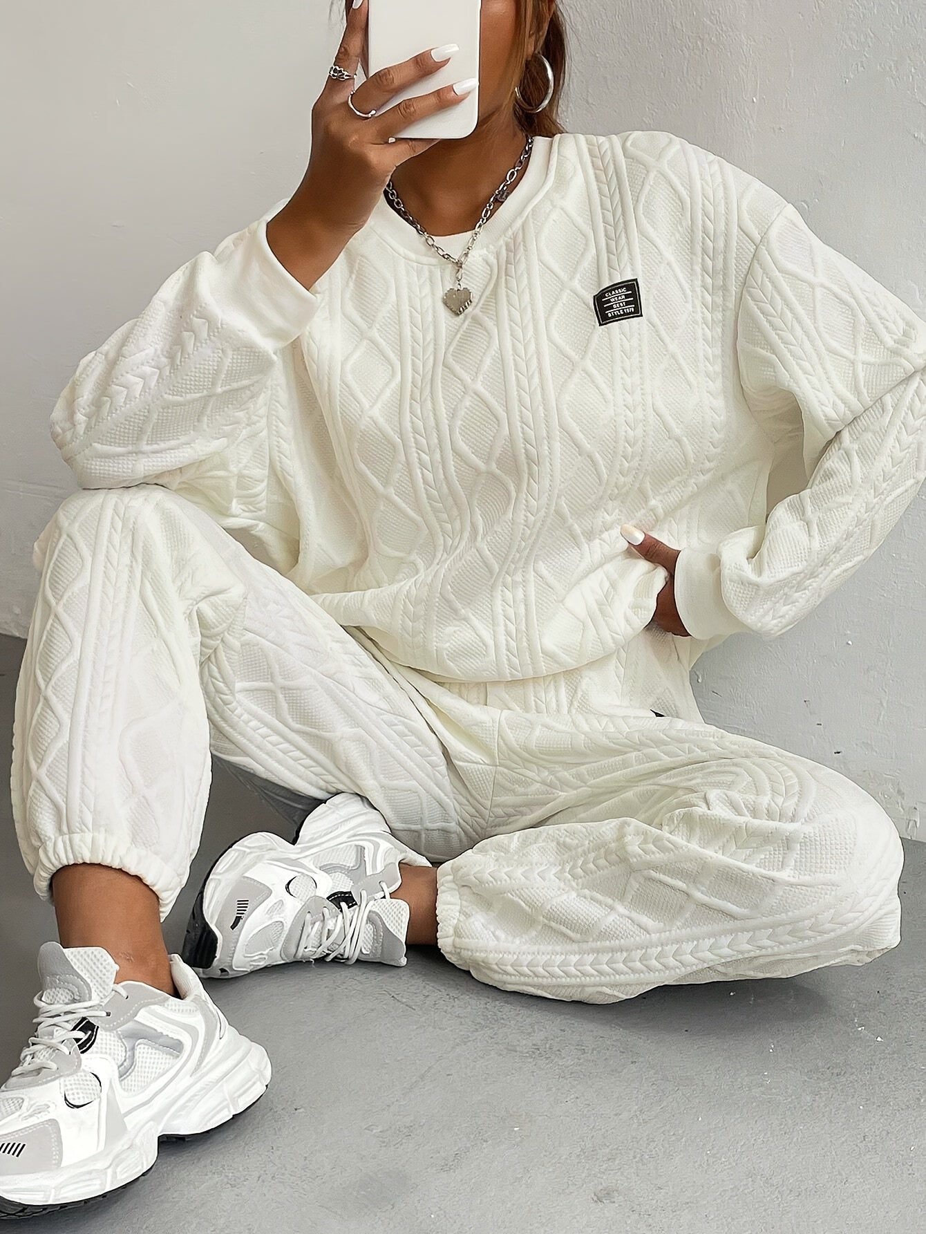 Qarissa™ | Luksuzni set od pletenog tekstila