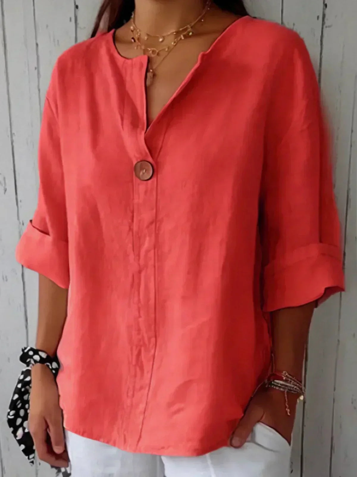Aria™ | Casual Bluza s V-Izrezom