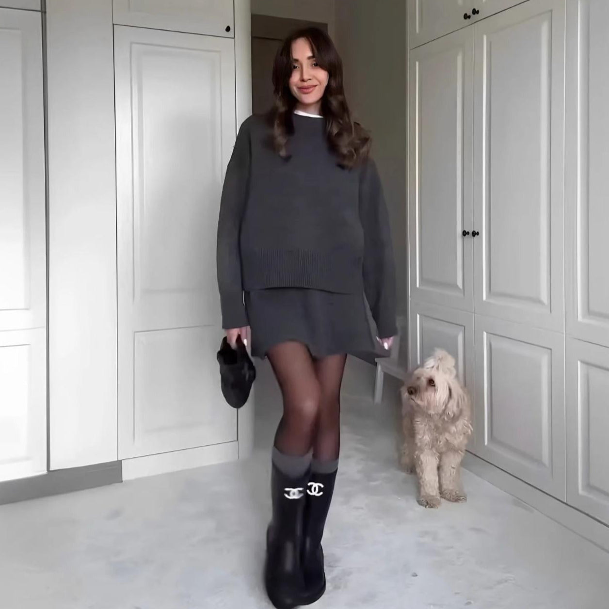 Ellora™ | Chic luksuzni set suknje i pulovera