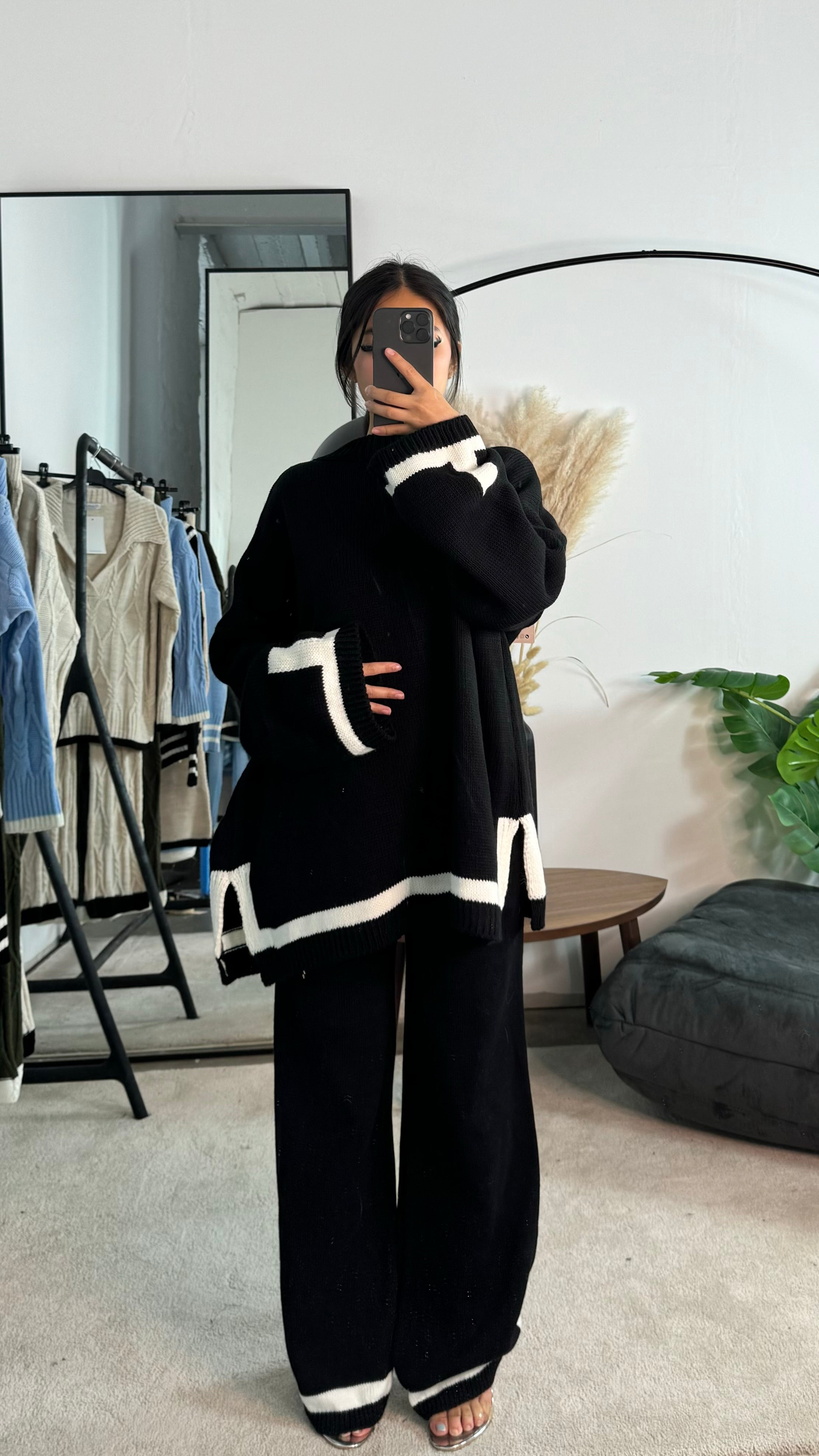 Naelle™ | Loungewear set s luksuznim kontrastnim rubom