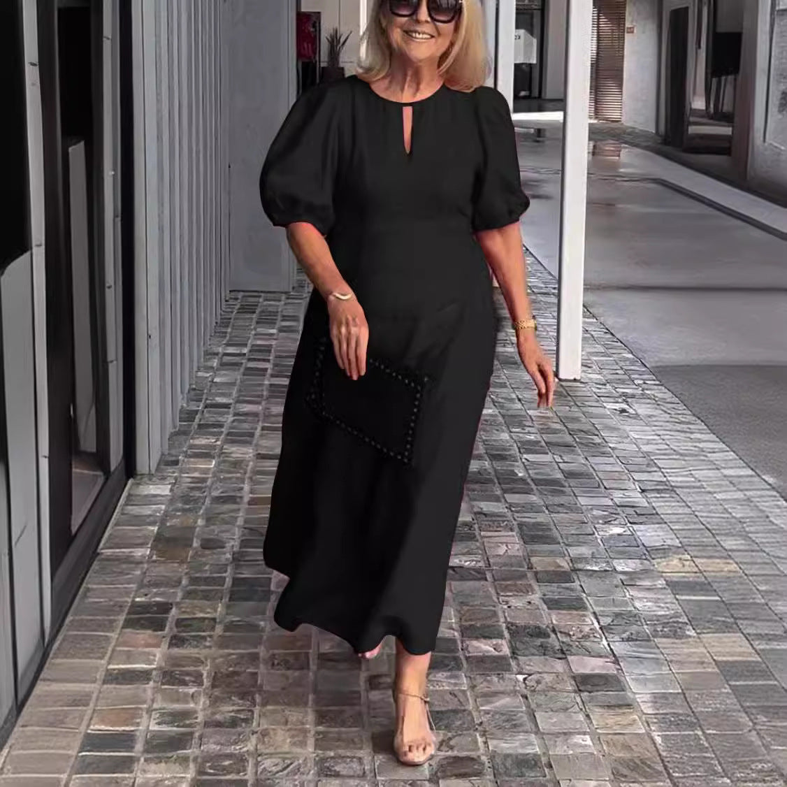 Carlisse™ | Chic haljina s napučenim rukavima (Gotovo rasprodano)