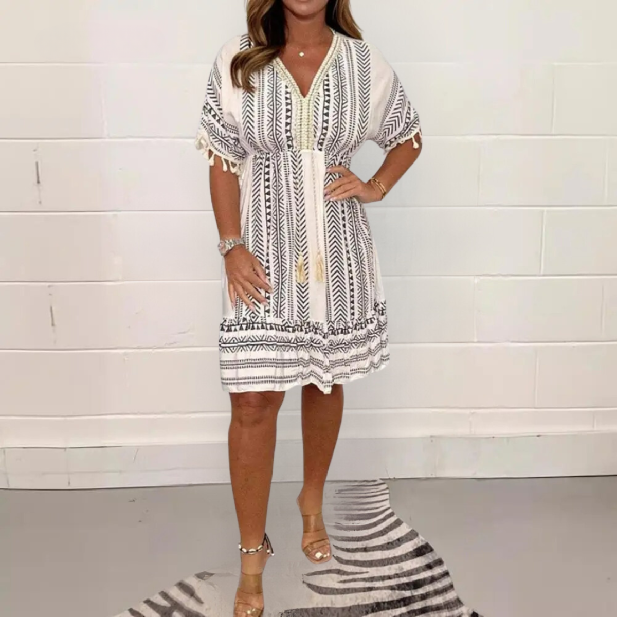 Amira™ | Boho Chic Haljina s Resicama (Gotovo Rasprodano)