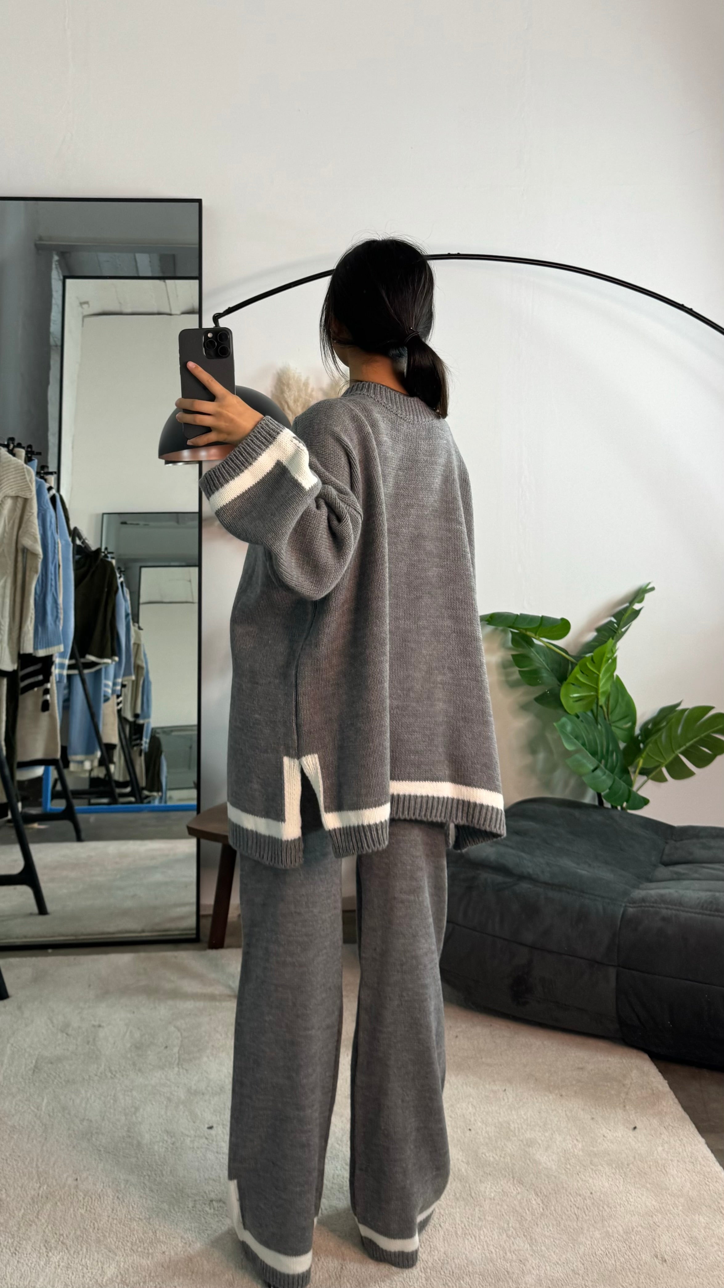 Naelle™ | Loungewear set s luksuznim kontrastnim rubom