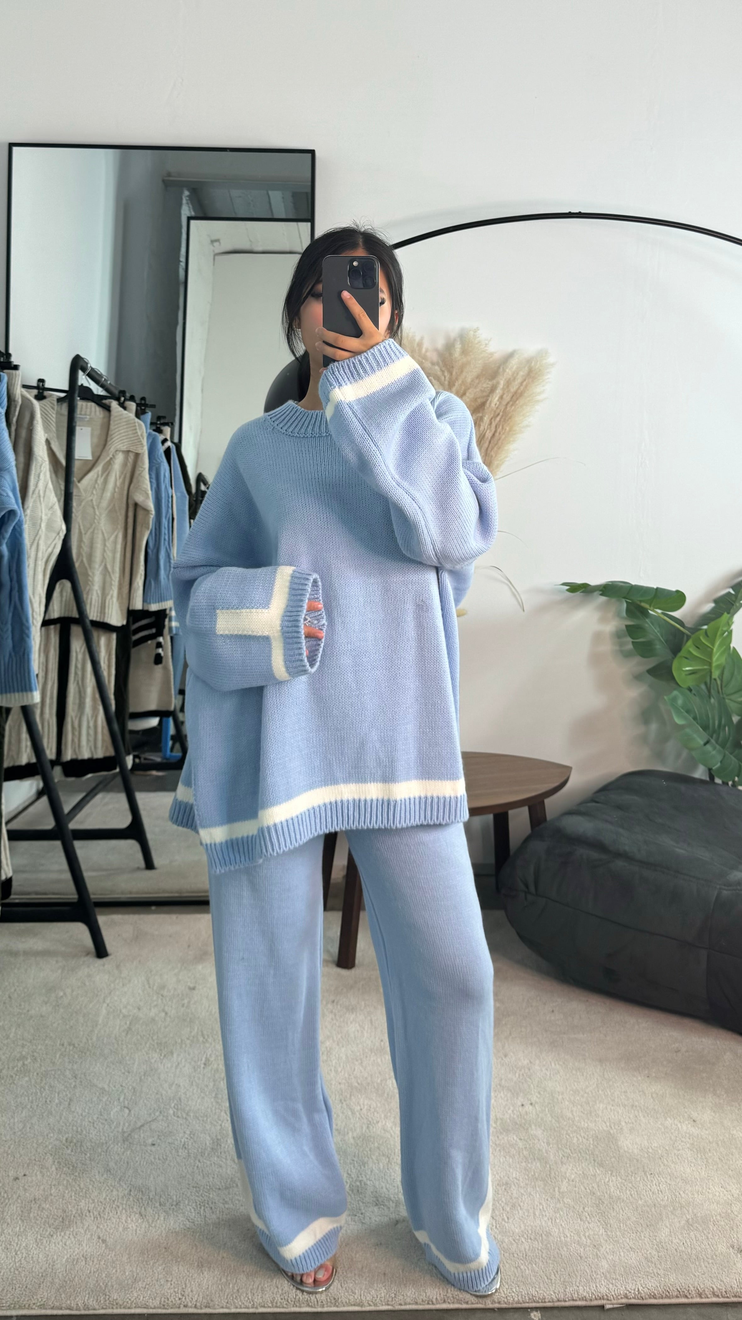 Naelle™ | Loungewear set s luksuznim kontrastnim rubom