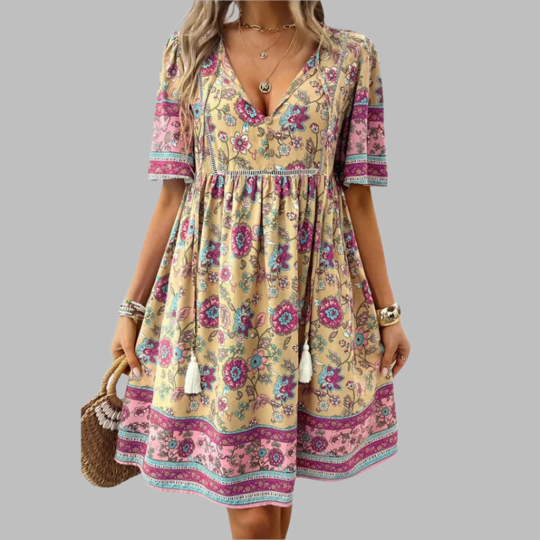 Wrenlia™ | Midi Chic Haljina (Skoro Rasprodano)