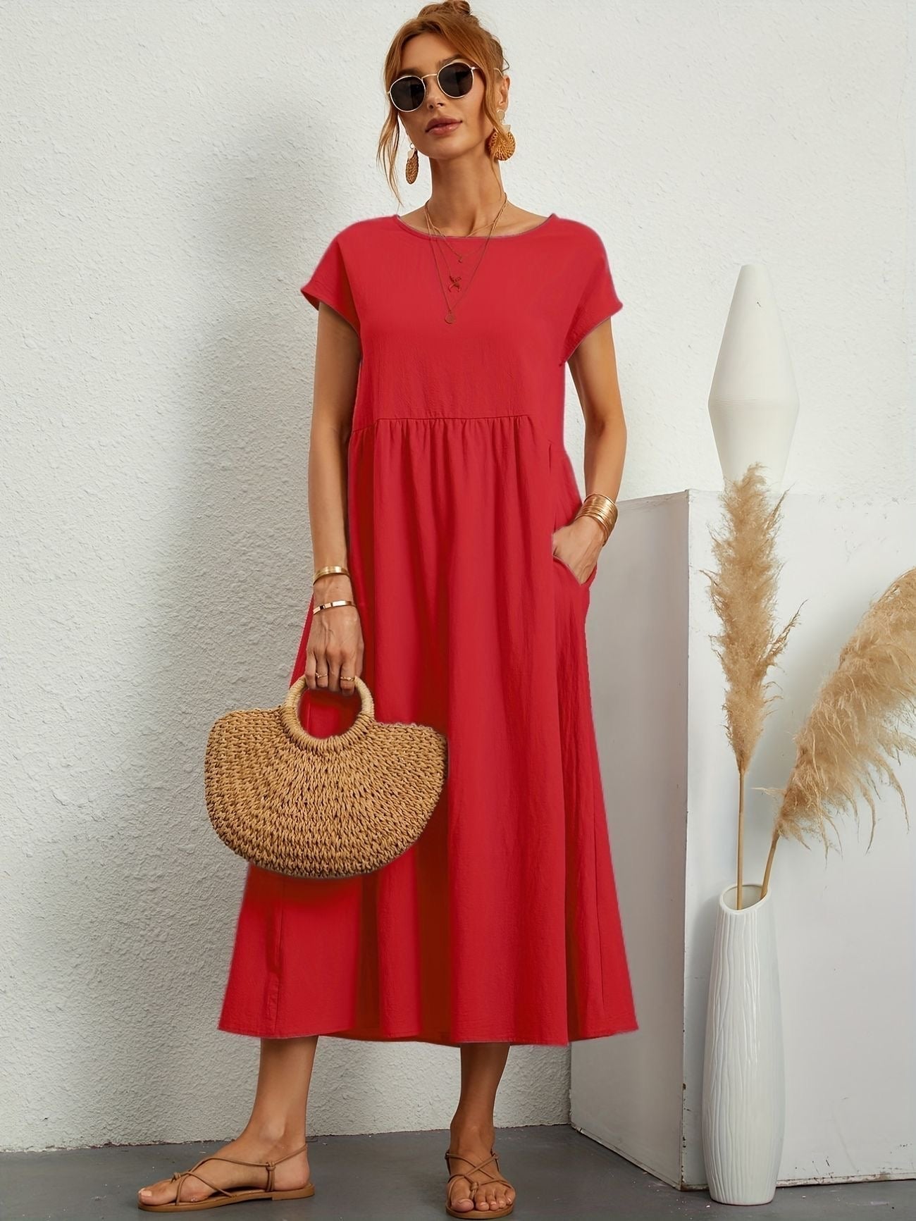 Hilleya™ | Casual Chic Haljina (Gotovo Rasprodano)