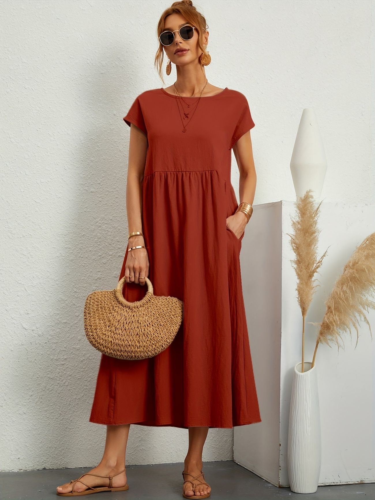 Hilleya™ | Casual Chic Haljina (Gotovo Rasprodano)