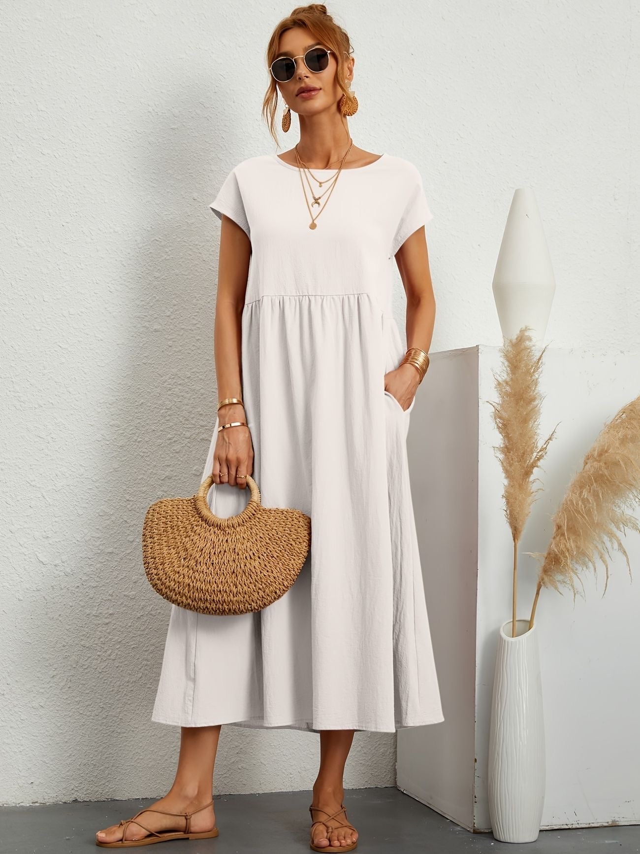 Hilleya™ | Casual Chic Haljina (Gotovo Rasprodano)
