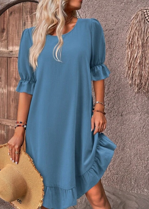 Evalina™ | Midi Haljina s Vječnom Elegancijom ✨ (Ograničena Dostupnost)