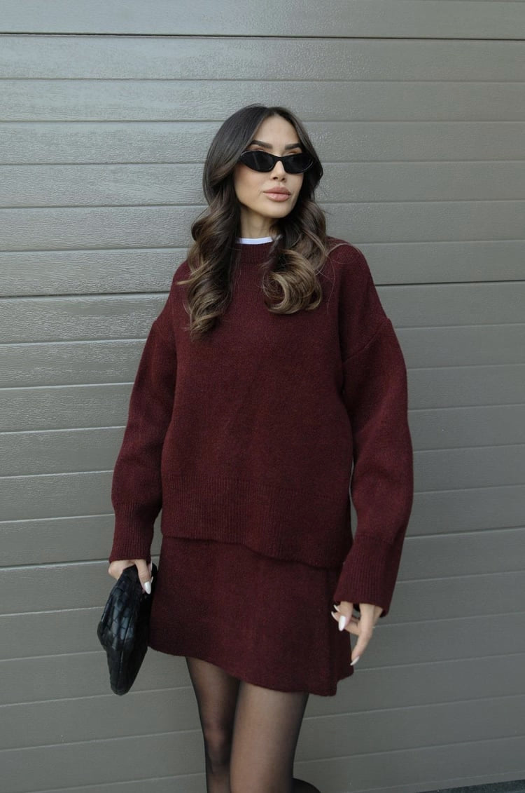 Ellora™ | Chic luksuzni set suknje i pulovera