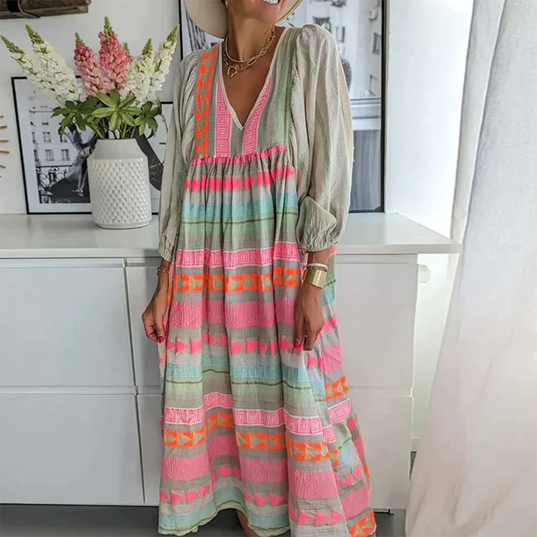 Theresia™ | Maxi boho šik haljina (Rasprodano)