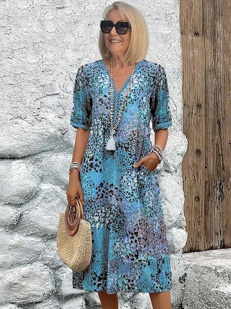 Chantelle™ | Vibrant Midi Haljina (Gotovo rasprodano)