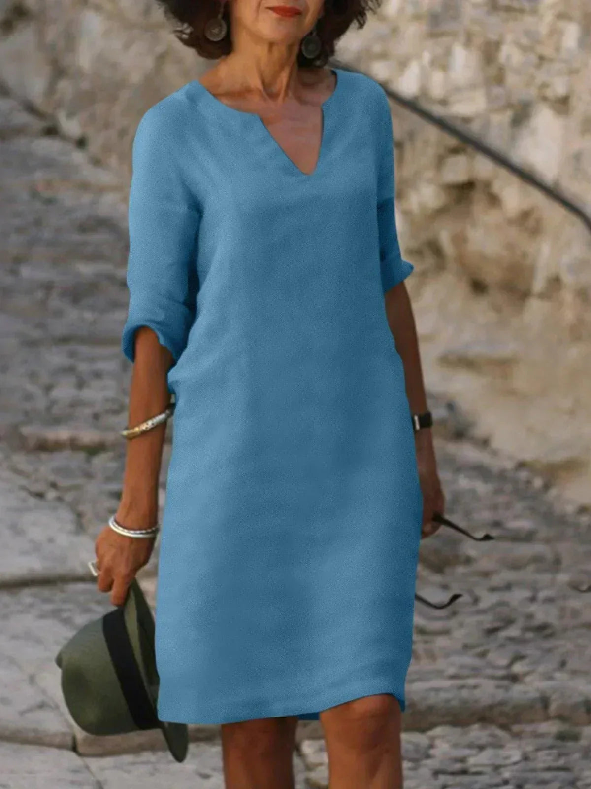 Josette™ | Elegantna haljina s V-izrezom