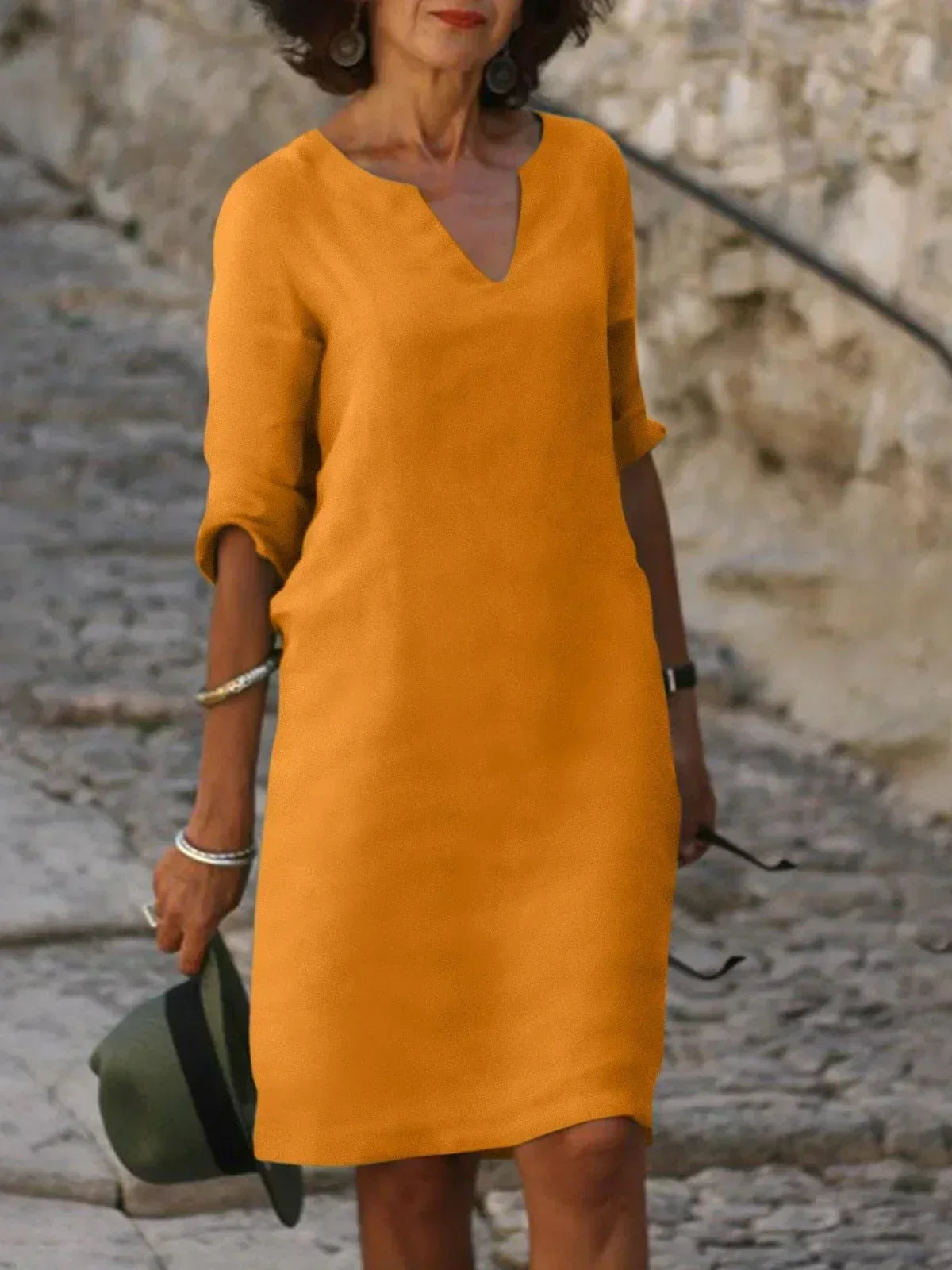 Josette™ | Elegantna haljina s V-izrezom