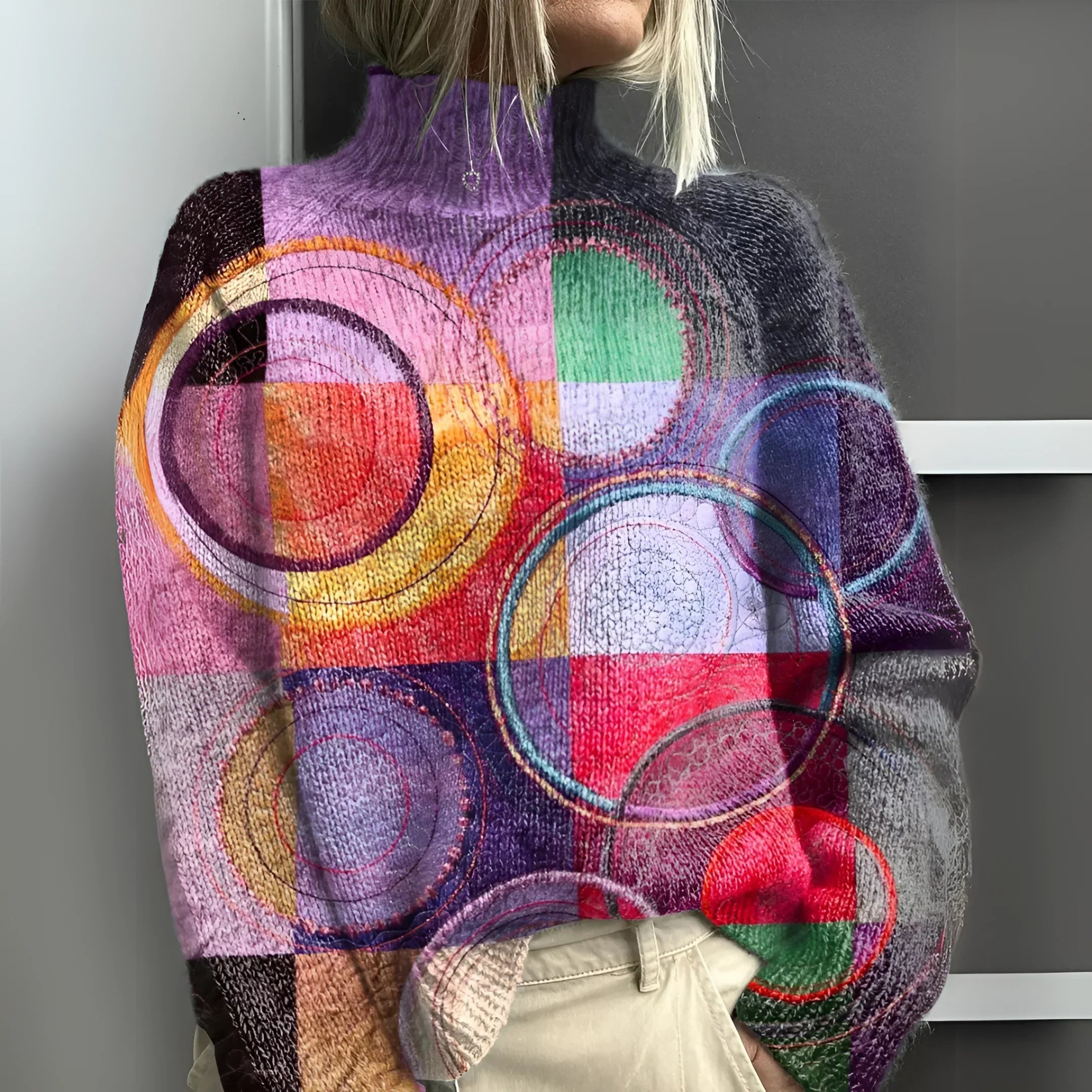 BERNADETTA™ | Trendi pulover u boji