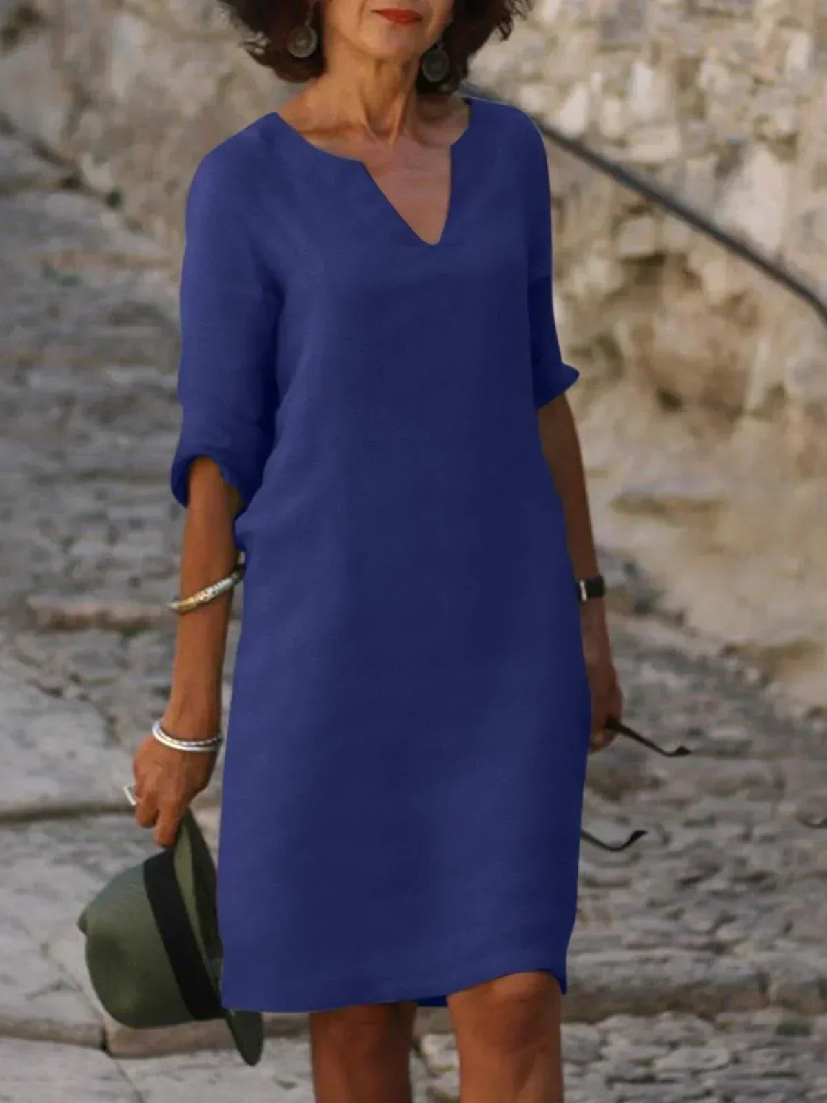 Josette™ | Elegantna haljina s V-izrezom