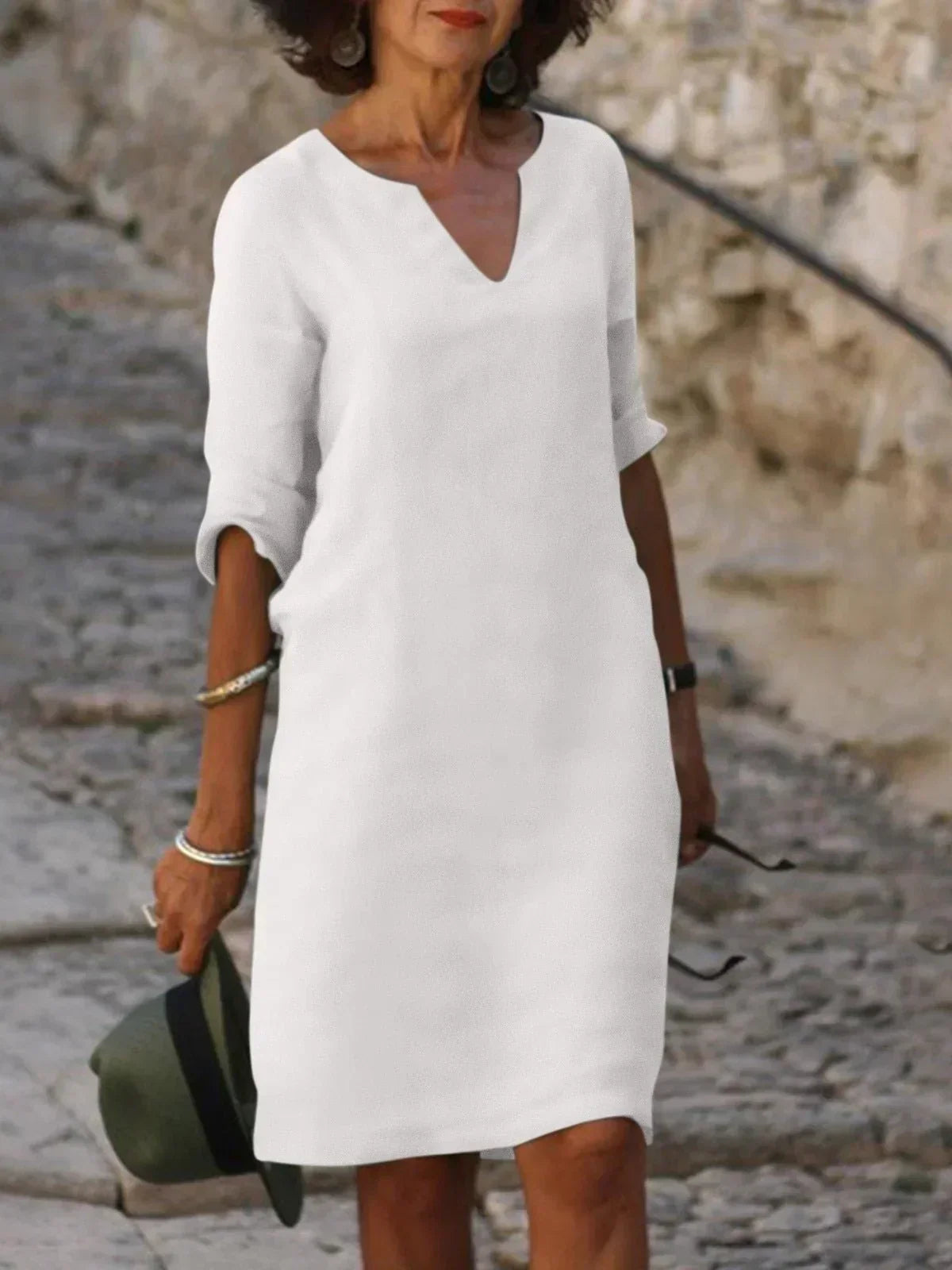 Josette™ | Elegantna haljina s V-izrezom