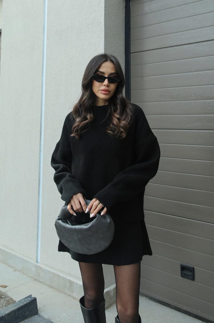 Ellora™ | Chic luksuzni set suknje i pulovera