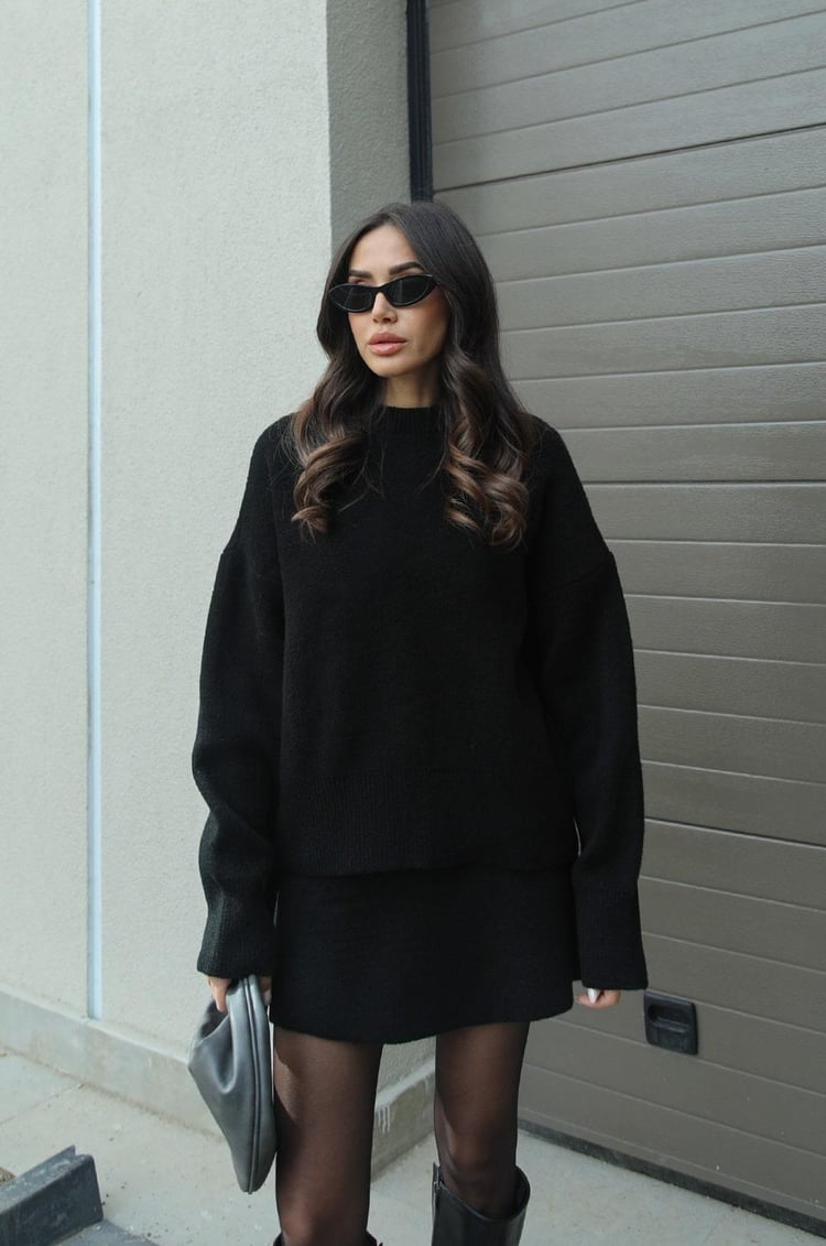 Ellora™ | Chic luksuzni set suknje i pulovera