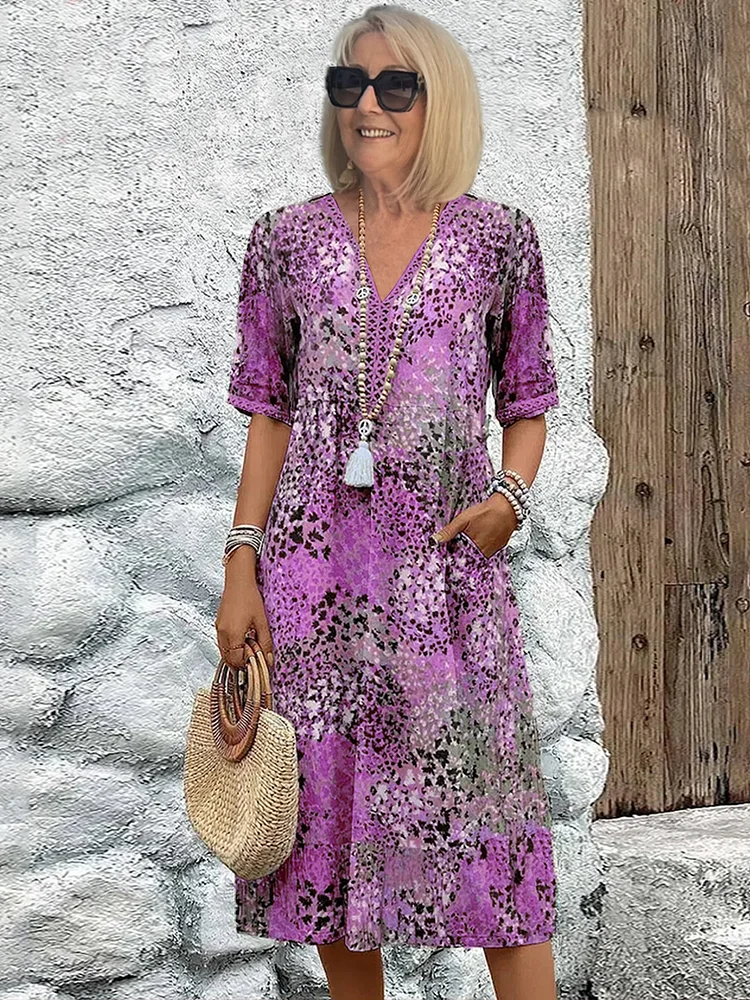 Chantelle™ | Vibrant Midi Haljina (Gotovo rasprodano)
